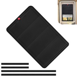 Zikefest RV Door Window Shade, Foldable RV Blackout Window Cover, Magnetic Sun Shade, with Reflective Silver Coating, UV Protection Camper Door Window Cover, Camper Travel Must Haves (25×16 inch)