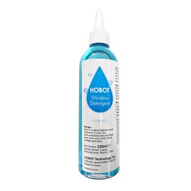HOBOT Window Cleaning Solution 7.4 fl oz (220 ml)｜Compatible Window Cleaning Robots S7 PRO / 298/388｜Anti-Streak Formula for Crystal-Clear Glass｜Maintains Ultrasonic Spray Performance