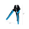 GIZWIZ Parallel Action Ratchet Crimp Tool for Non-insulated Flag Terminals