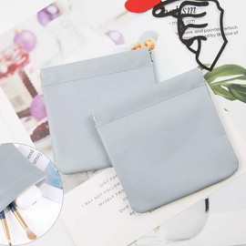 One-touch Travel Coin Cosmetic Accessory Storage Pouch Blue 1P Pouch Cosmetic Pouch / 원터치 여행 동전 화장품 소품 보관 파우치 블루1P 파우치 화장품파우치