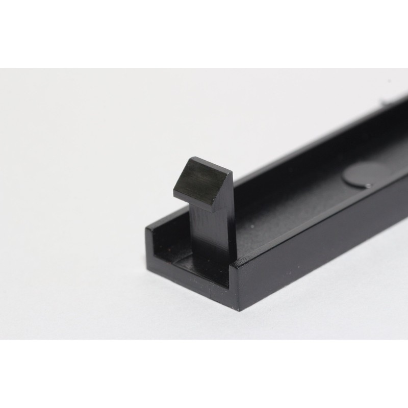 Philex 5 x Quarter Width 12.5mm x 50mm Black Modular