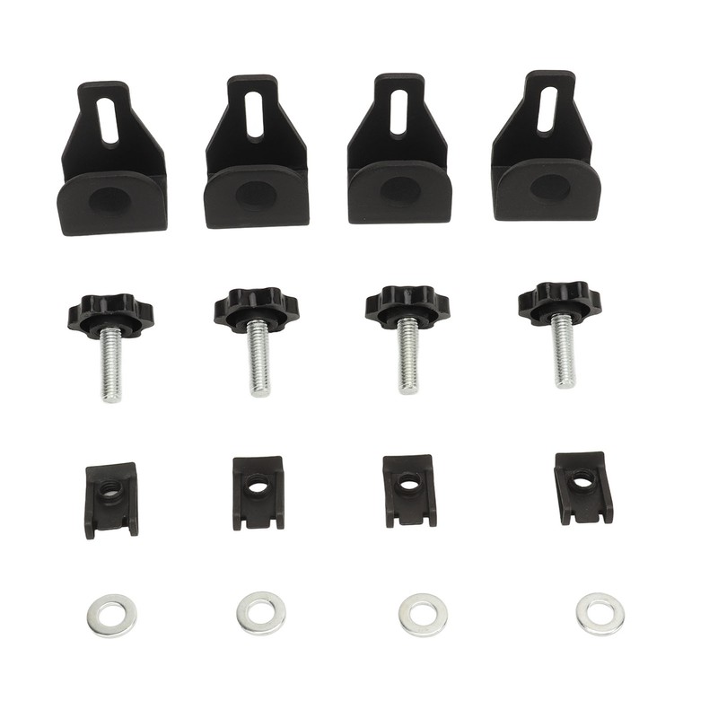 16PCS Saddle Bag Locks Mounting Screws Theft Deterrent Hardware Bolt