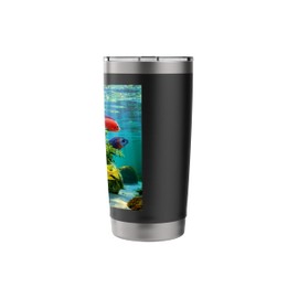 African Cichlids Peacock Cichlid Aquarium Fish Tank Art Stainless Steel Insulated Tumbler