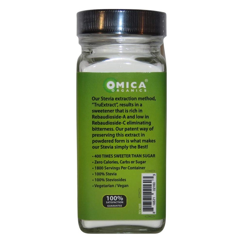Omica Organics Stevia Extract Sweetener Powder (1.7 oz)