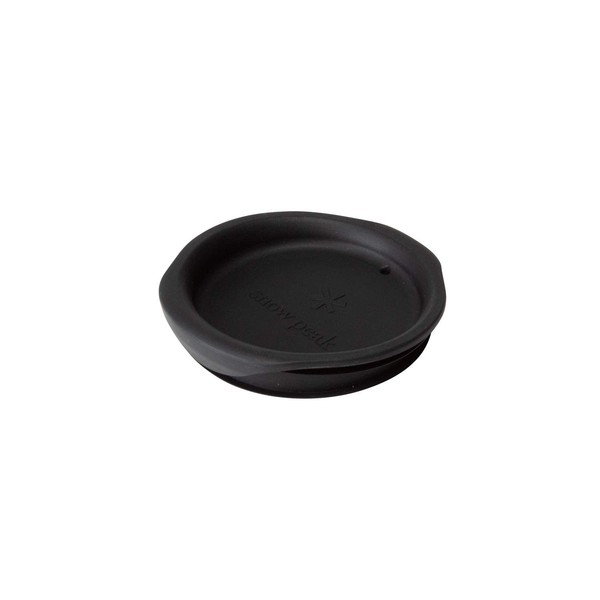 Snow Peak Unisex's Silicone LID for Double-Wall 450 Mug, Black