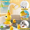 Baby Bath Toy, Water Fountain with Rotating Duck, Shower Sprayer,