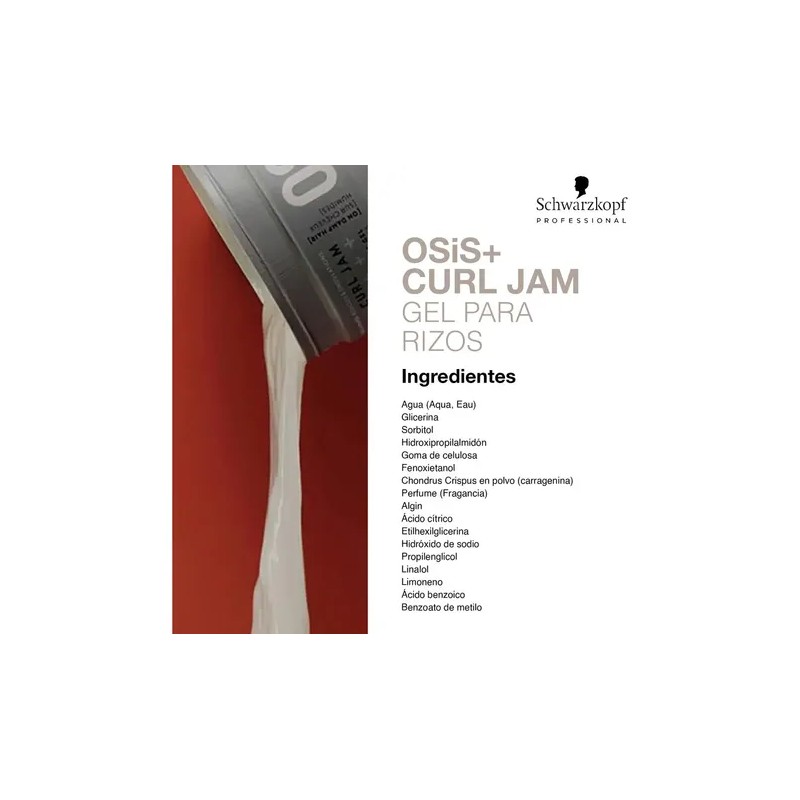Osis Curl Jam Gel Para Peinar Rizos Definidos 300 Ml