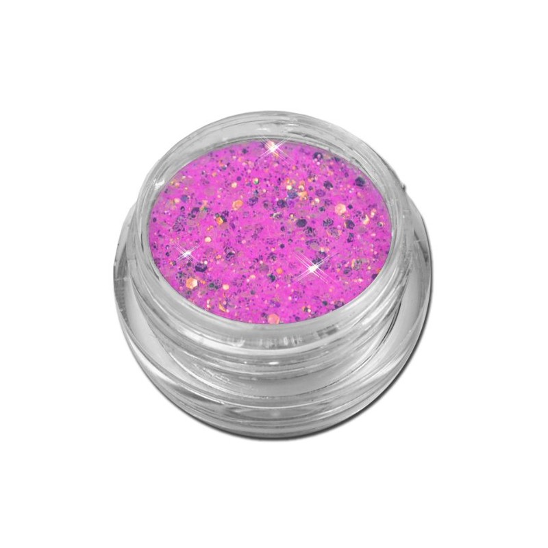 Glamour Mix Glitter Powder Pink Iridescent Nail Art
