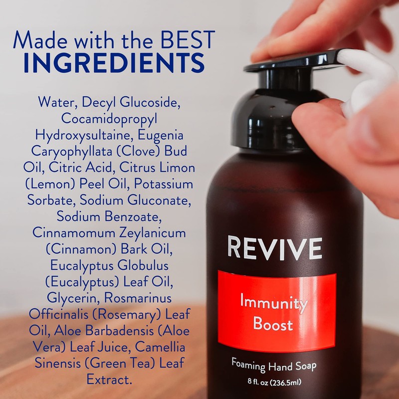 Immunity Boost Foaming Hand Soap 2 Pack by Revive Essential