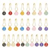 LiQunSweet 52 pcs Letter Theme Enamel Alloy Stitch Markers A~Z