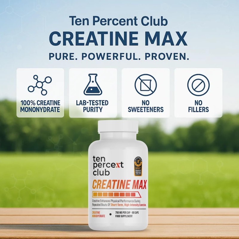 High Potency Creatine Max by The Ten Percent Club |