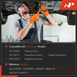 A-Premium Transmission Oil Pan with Gasket Compatible with Land Rover Discovery Sport 2015-2023, Range Rover Evoque 2014-2023