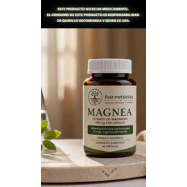 Magnea Citrato De Magnesio 450mg 30 Cápsulas