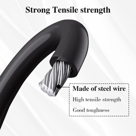 KPALAG Front Left Interior Door Handle to Latch Cable Compatible with Honda Accord LX EX DX Hybrid 4Dr 2.4L 3.0L 2003-2007 Replace# 72171-SDA-A02