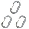 Tabarat Tps-132 Carabiner Key Holder, Aluminum, Outdoor, Stylish, Lightweight, M