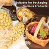 WIKDAY Clear Gift Bags 5 PCS 24x30 Inches Large Cellophane