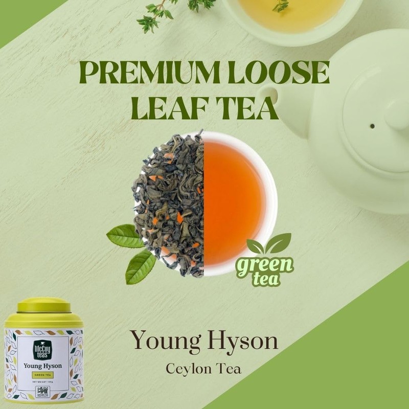 McCoy Teas Young Hyson Tea Green Tea Loose Leaf Tea