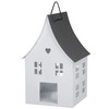 Lantern - Light House in White - Black for Hanging