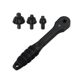 Korialia Ratchet Wrench：3-In-1 Drill Chuck Ratchet Wrench– Universal Chuck Key Replacement Tool for Drill, Compatible with Most Electric Drills and Power Tool