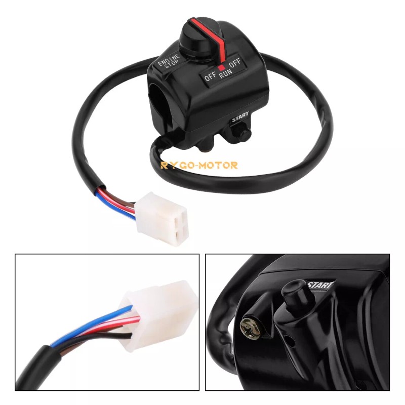 M MATI Right Handlebar Throttle Start Stop Switch for Yamaha