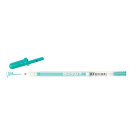 Gel Pen, Water/Fade Proof, .5mm Line, Green, Sold as 1 Each