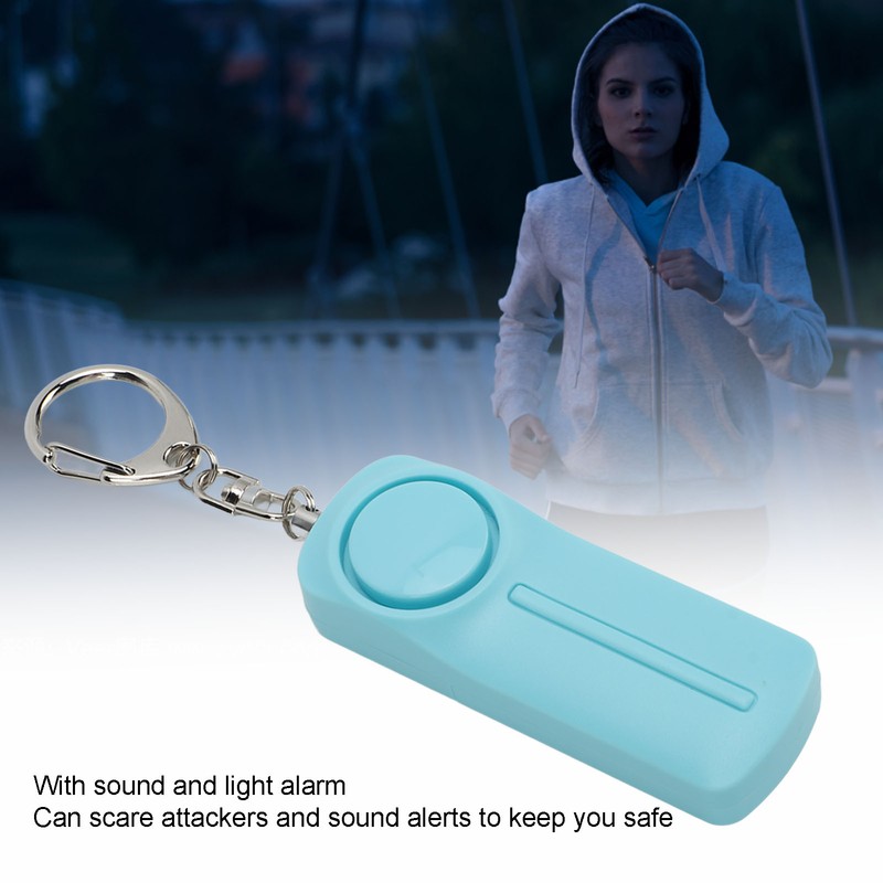 Mini Personal Alarm Keychain with 130dB Loud Siren Safety Self