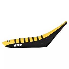 Yamaha YFZ 450 Seat Cover 2004-2013   BLACK/GOLD YELLOW /BLACK ribs LOGO #200