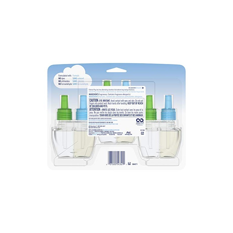Febreze Plug Air Freshener Oil Refill, Gain