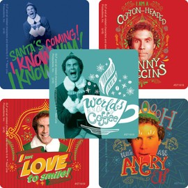 Elf Movie Stickers - Prizes and Giveaways - 100 per Pack