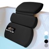 GORILLA GRIP Bath Pillow for Tub, Improved Suction Cups, Luxury