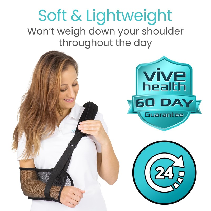 Vive Arm Sling for Shoulder Injury & Surgery Recovery -