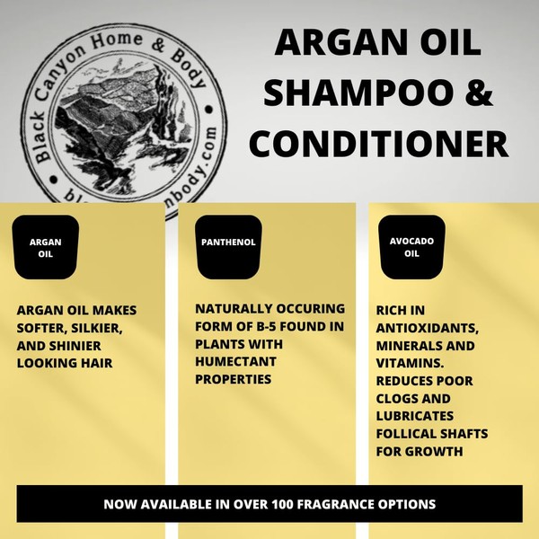 Black Canyon Toasted Marshmallow Martini Scented Argan Oil Hair Shampoo