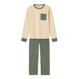 NAME IT Boys Nkmrade Night Set Pyjamas, Dark Forest