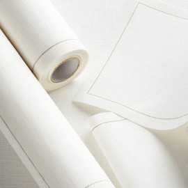 DOI-Le 100% Cotton Cocktail/Canape Napkin - 11cm - Roll of 50 pre-Cut Napkins