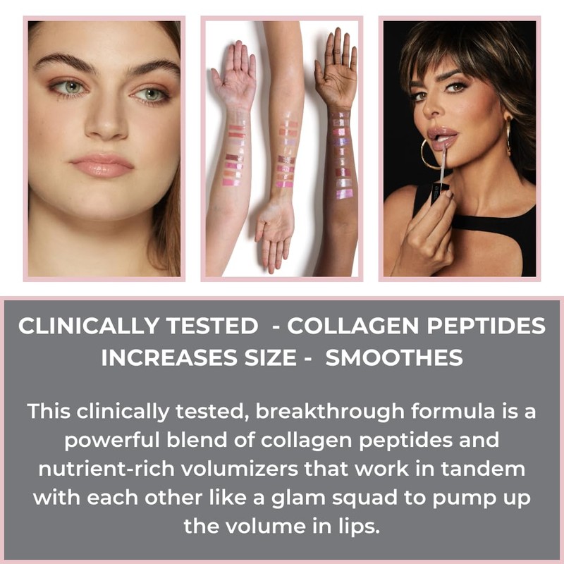 Rinna Beauty Lip Plumping Gloss - No Filter - Helps