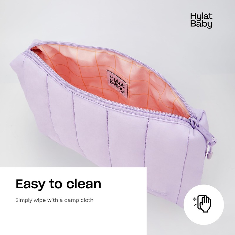 Hylat Baby Cosmetic Bag - Elegant Quilted Nappy Bag -