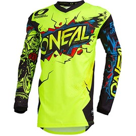O'Neal 001E-903 Men's Element Villain Jersey (Neon Yellow, Medium)