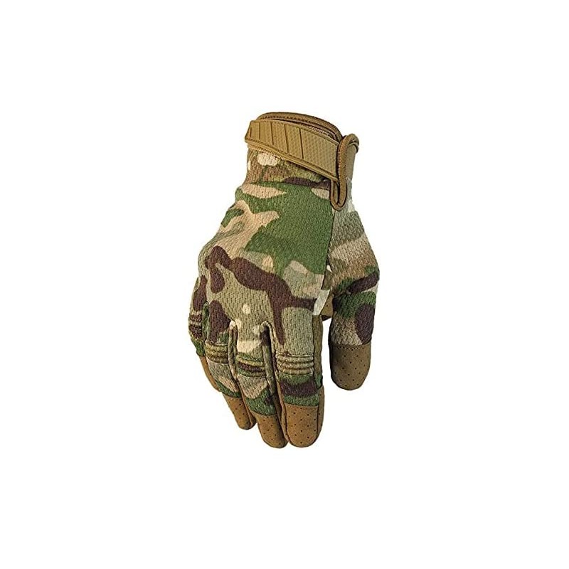 Full Finger Touch Screen Contact Gloves Hard Knuckle Cycling Biking