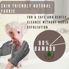 Kotomoda Sphynx Hairless Cats Carbonized Bamboo Bath Exfoliating Gloves Charcoal
