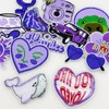 Attuslla Pack of 12 Purple Iron-On Patches, Children, Mixed Patches,