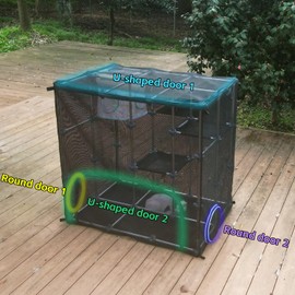 INTURN Catio Outdoor Cat Enclosure, Mega Kit for Outdoor and Indoor(Mega Kit)