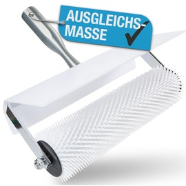 TOOLCORE® Spiked Roller Compensation Compound 25 cm [Extra Splash Protection] with 11 mm Spikes in Professional Quality | Bleed Roller | Bleed Roller | Hedgehog Roller | Nail Roller for Bleeding