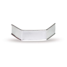 VEPATIM 1000 U-Clips Sealing Clips Bag Fasteners 40 mm Silver Paper