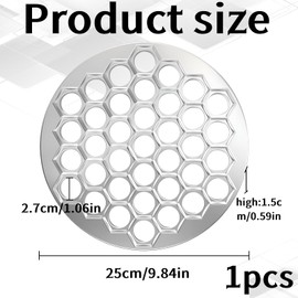 37 Holes Pelmeni Mould, Manti Shape, Pelmeni Maker, Dumpling Maker, Tortellini Shaper, Pirogge Shaper, Forma Do Uszek, Ravioli Shaper, Dumpling Maker Mould, for DIY Cooking, Family Celebrations