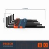 Presch Hex Key Set 13pcs - Metric, Ball Head Hexagon