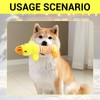 Landrain 2 Stück Anti Stress Ente Hund, Antistressente Hunde Hundespielzeug