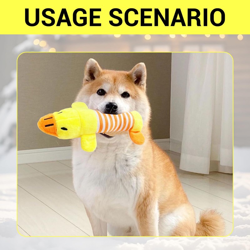 Landrain 2 Stück Anti Stress Ente Hund, Antistressente Hunde Hundespielzeug