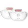 TOVVILD 2 Pack Breastmilk Pump Storage Bottles for Momcozy Upgraded