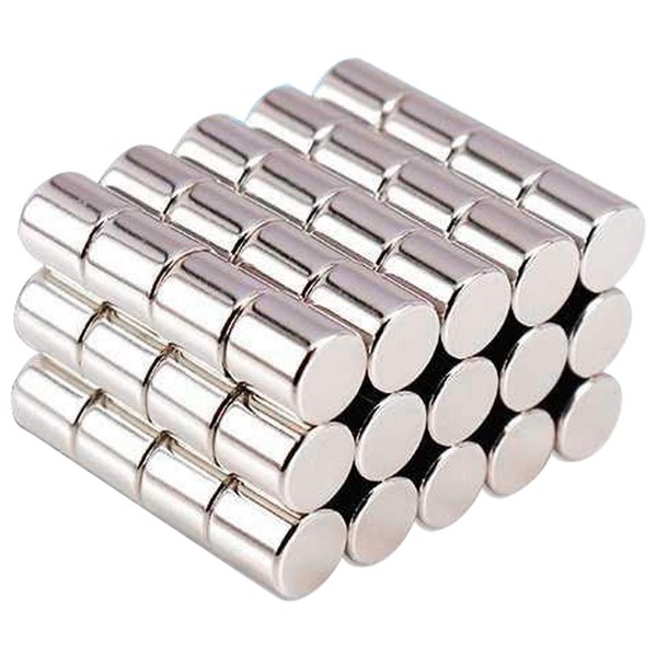 GXHUANG 30pc 7x7mm Cylindrical Round Decorative Refrigerator Magnets Office Magnet
