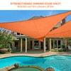 Outdoor Sun Shade Sail Triangle Canopy UV Resistant Waterproof Portable